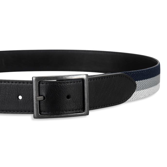 totes® Mens Stripe Reversible Belt Multi Extra Image 3